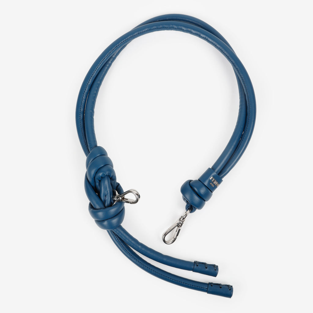 Strap You' Leather Strap" Blue