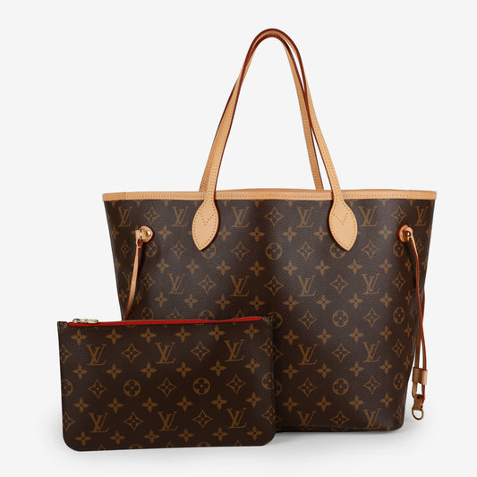 Neverfull MM, Cherry Monogram