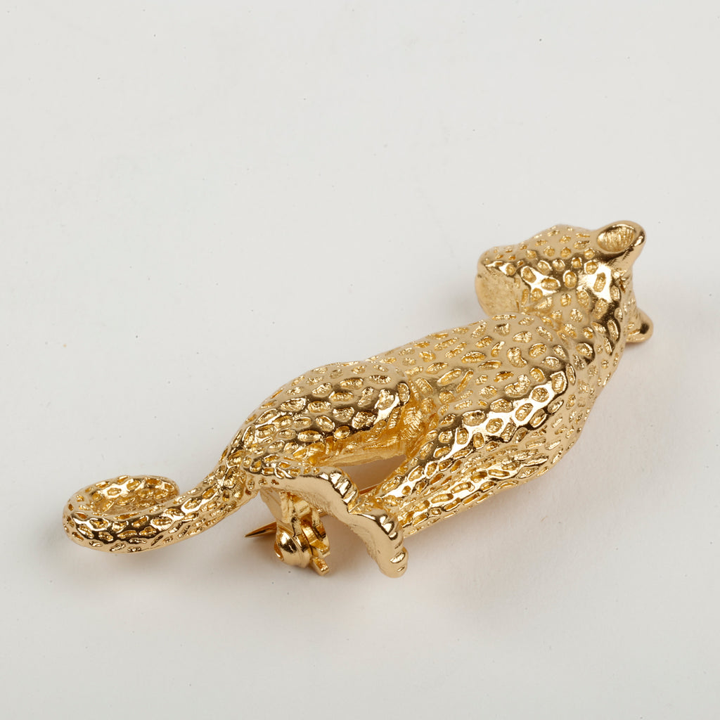 Leopard Motif Brooch