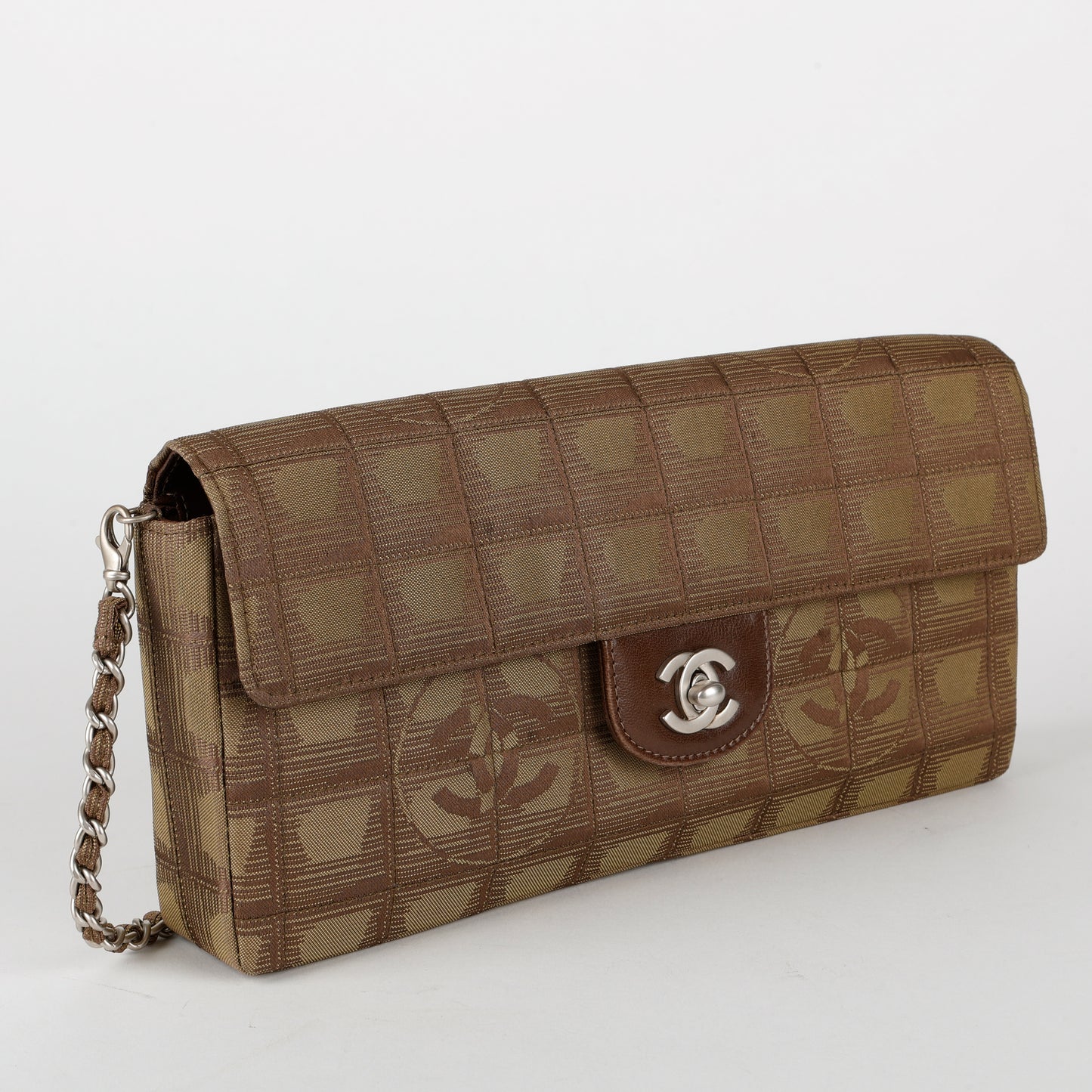 New Travel Line Chain Bag, Brown