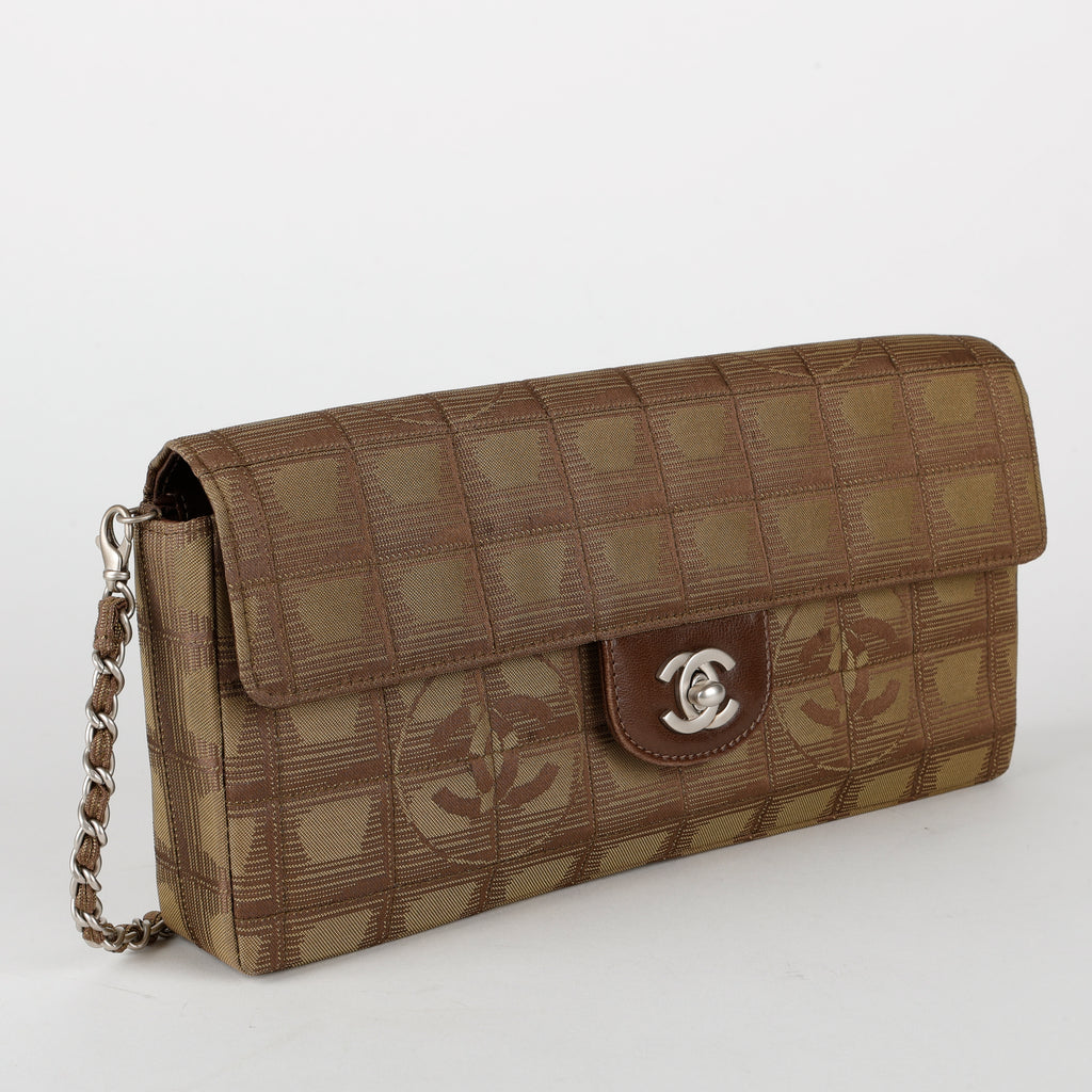 New Travel Line Chain Bag, Brown