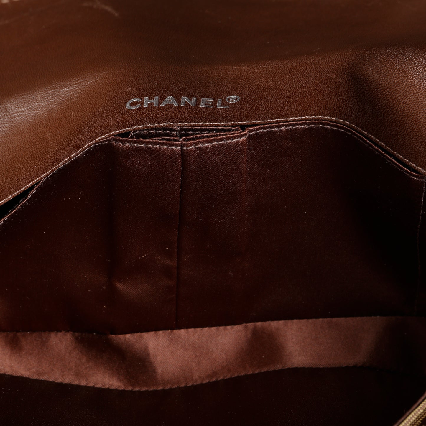 New Travel Line Chain Bag, Brown