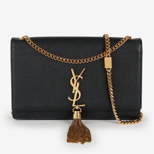 Medium Kate Shoulder Bag, Black