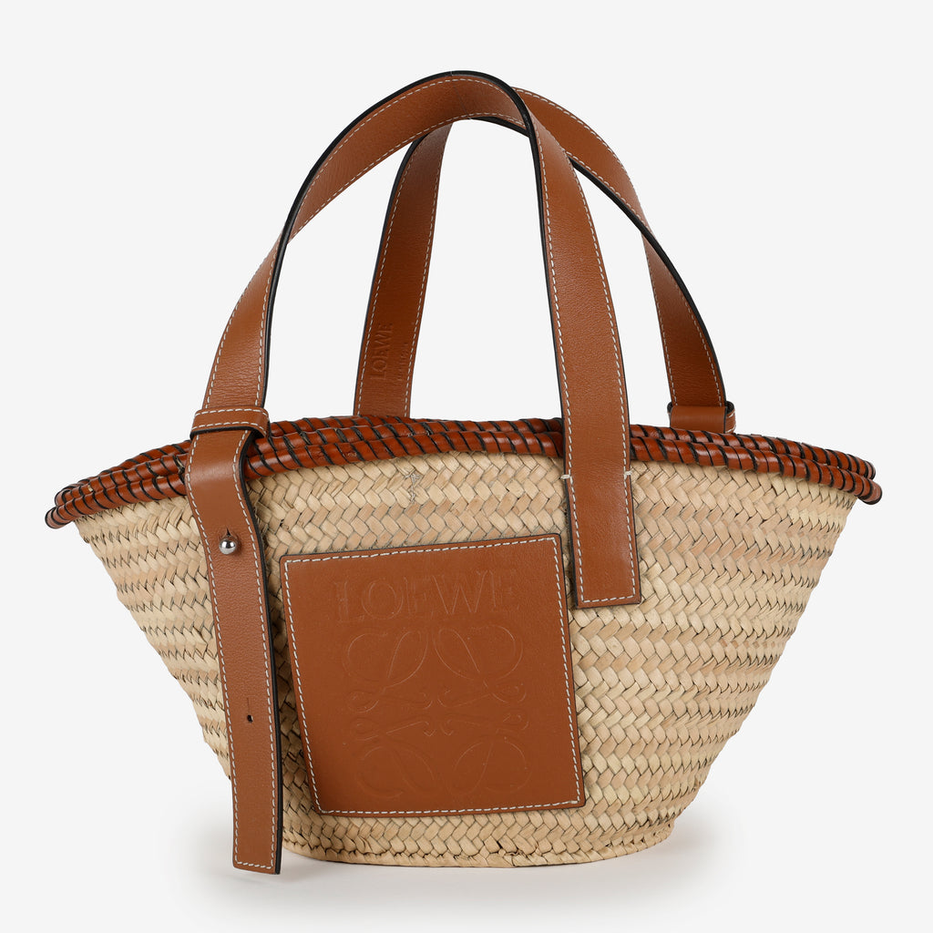 Small Raffia Bag, Brown