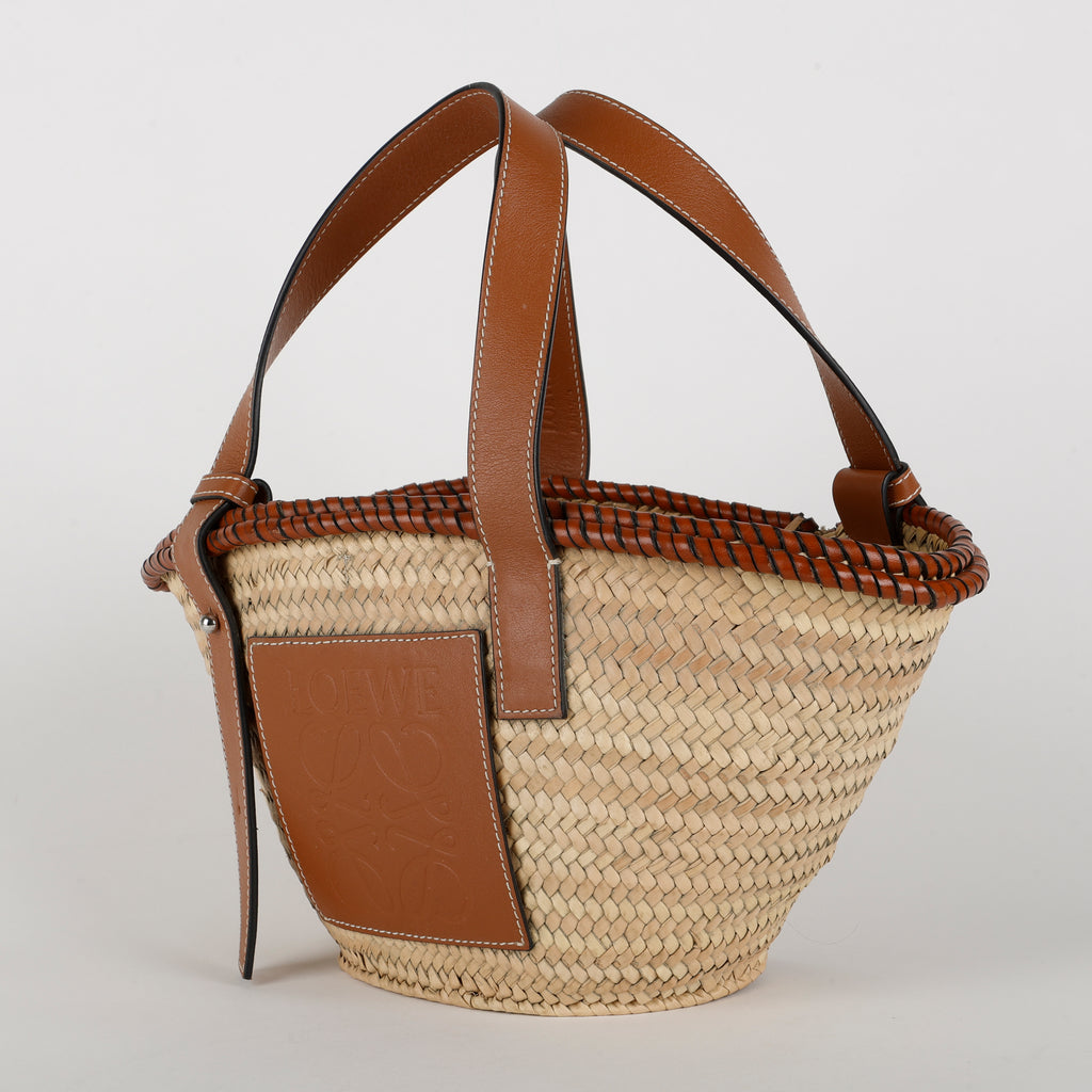Small Raffia Bag, Brown