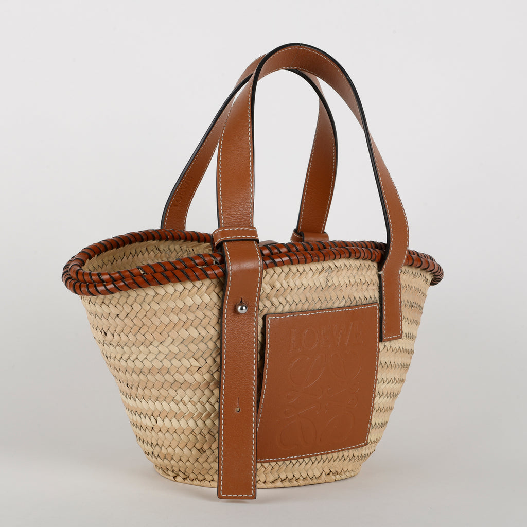 Small Raffia Bag, Brown