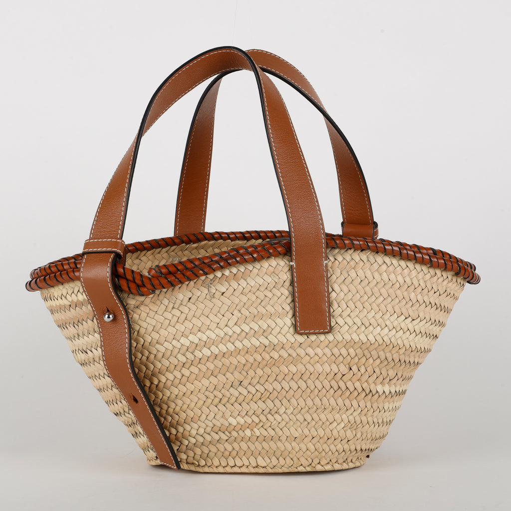 Small Raffia Bag, Brown