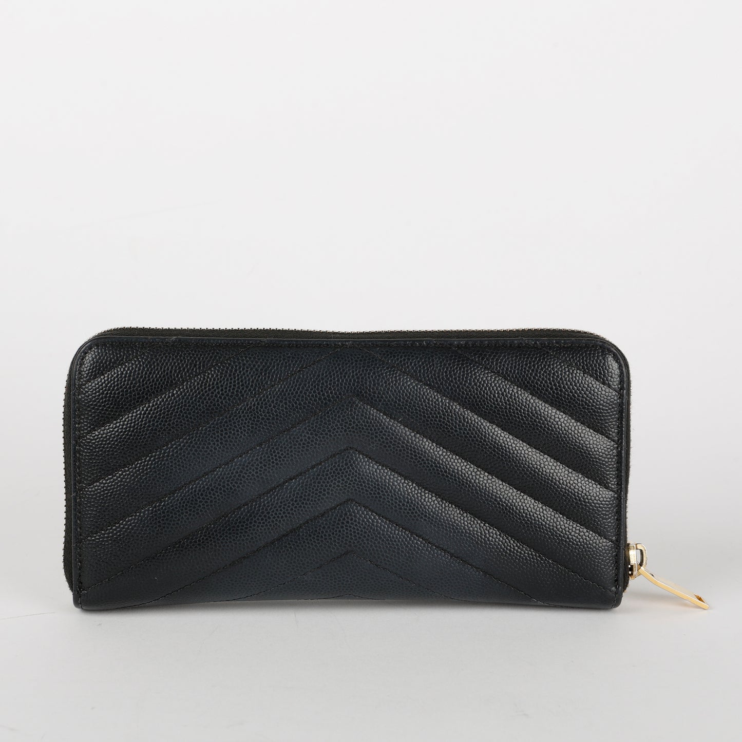 Cassandre Zip Around Wallet, Black