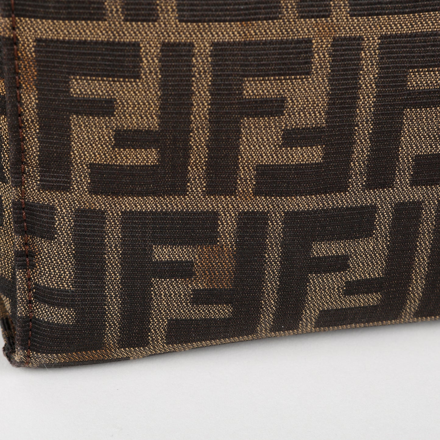 Vintage Medium Zucca Shoulder Bag, Canvas
