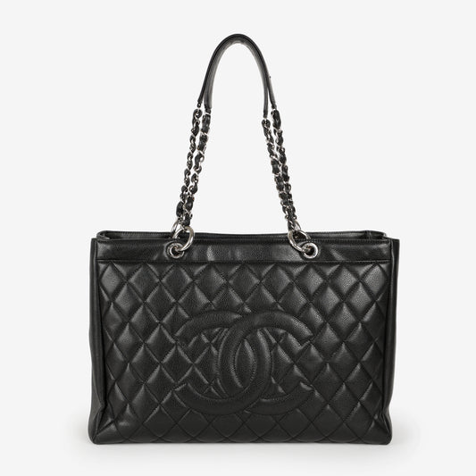 XL Grand Shopping Tote, Black Caviar