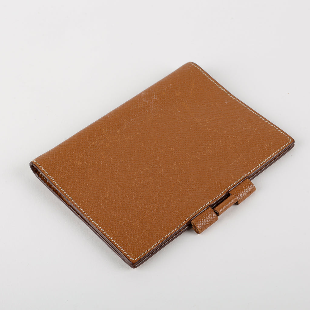 Simple Agenda Cover, Gold Epsom
