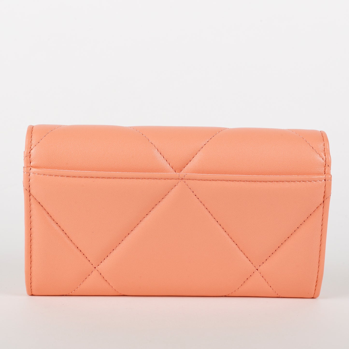 19 Wallet, Peach Lambskin