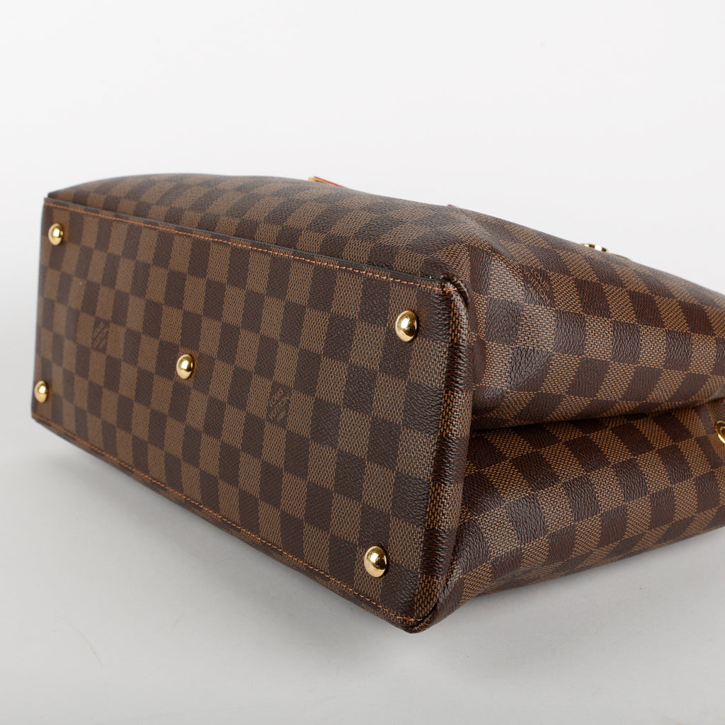 Riverside Tote, Damier Ebene/Fuschia