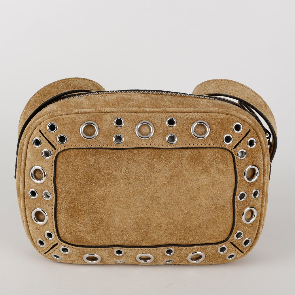 Nellcote Suede Crossbody, Havana Beige