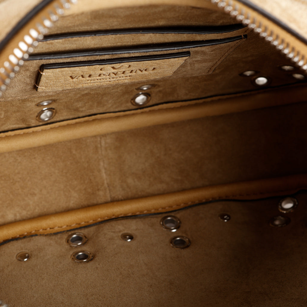 Nellcote Suede Crossbody, Havana Beige