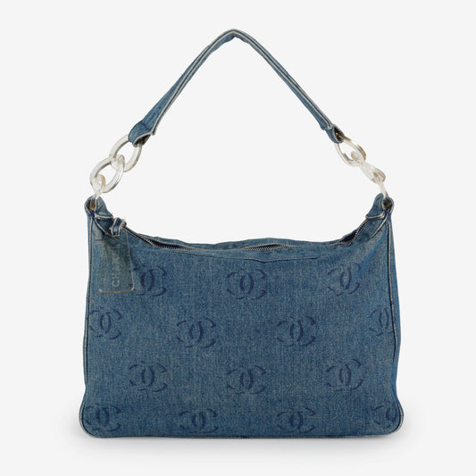 Small CC Denim Hobo