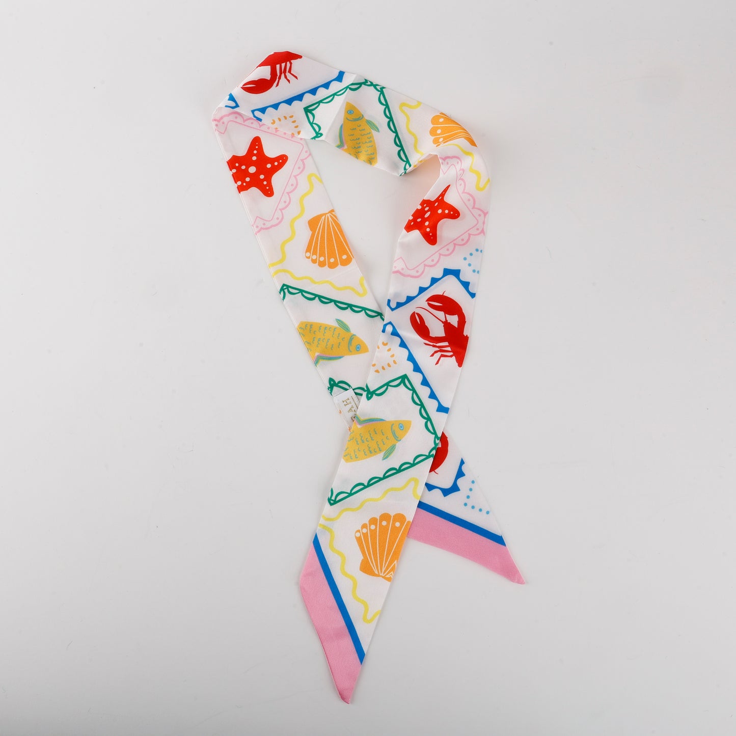 Tropical Lobster Silk Twilly