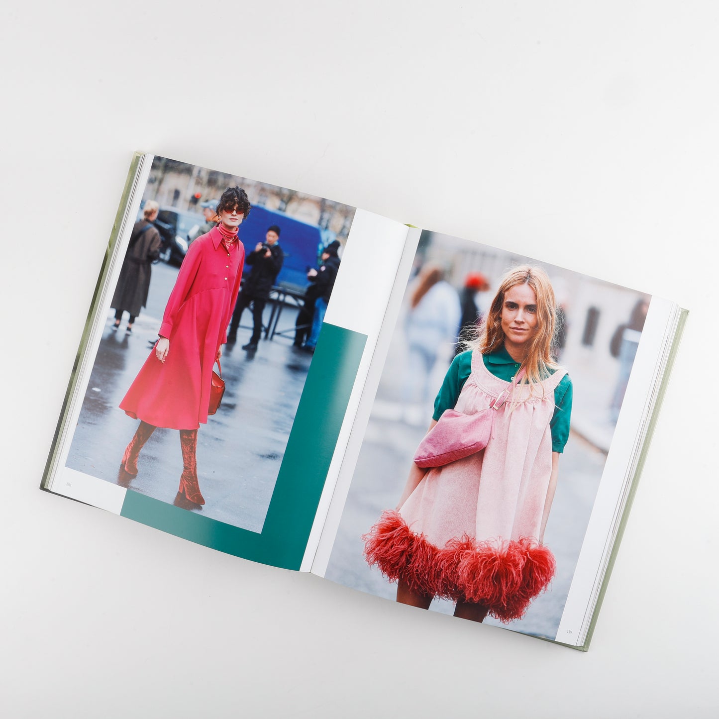 Paris in Fashion Coffee Table Book, Green