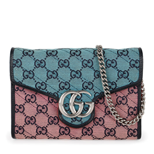 GG Marmont Wallet on Chain, Multicolor