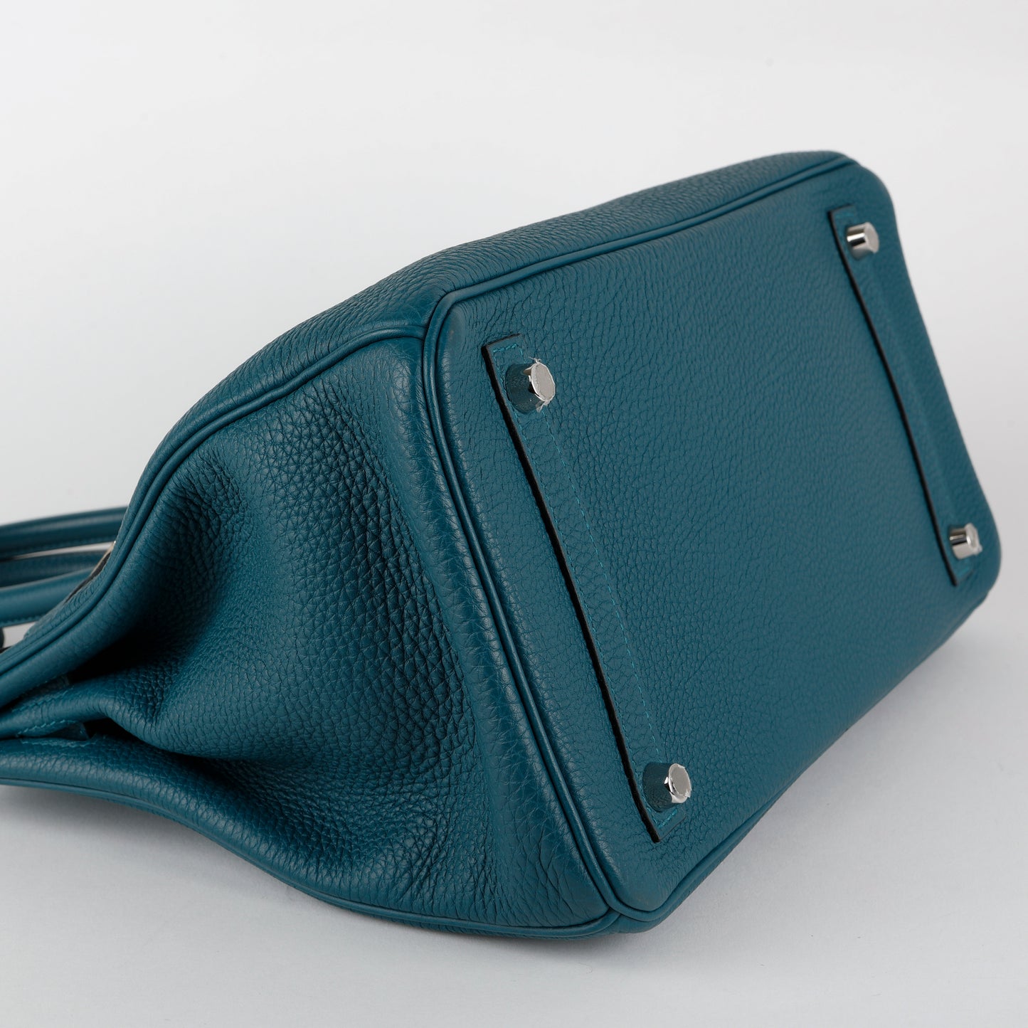 Birkin 30 Clemence Vert Bosphore/Bleu Ocean