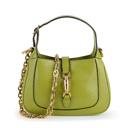 Mini Jackie 1961 Hobo, Light Green Lizard