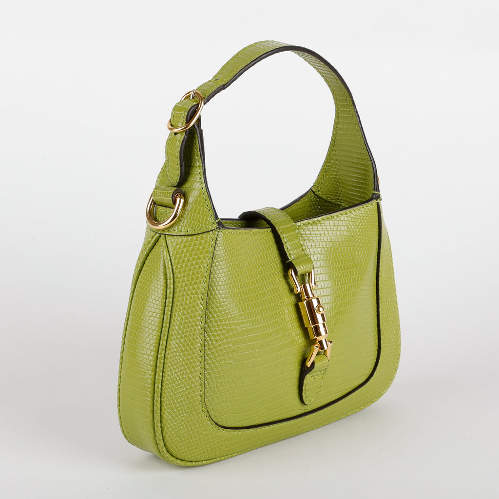 Mini Jackie 1961 Hobo, Light Green Lizard