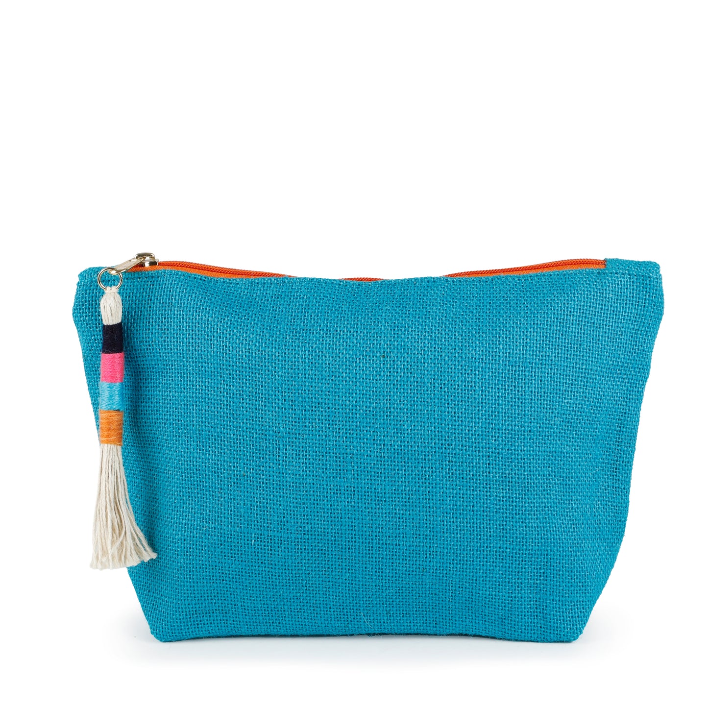 Linned Zip Pouch, Torquoise