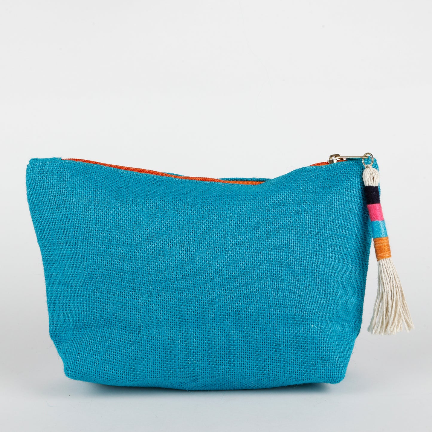 Linned Zip Pouch, Torquoise