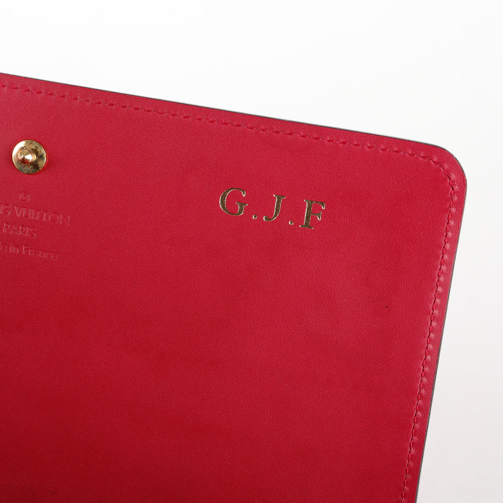 Chaine Wallet, Rose Indien Vernis