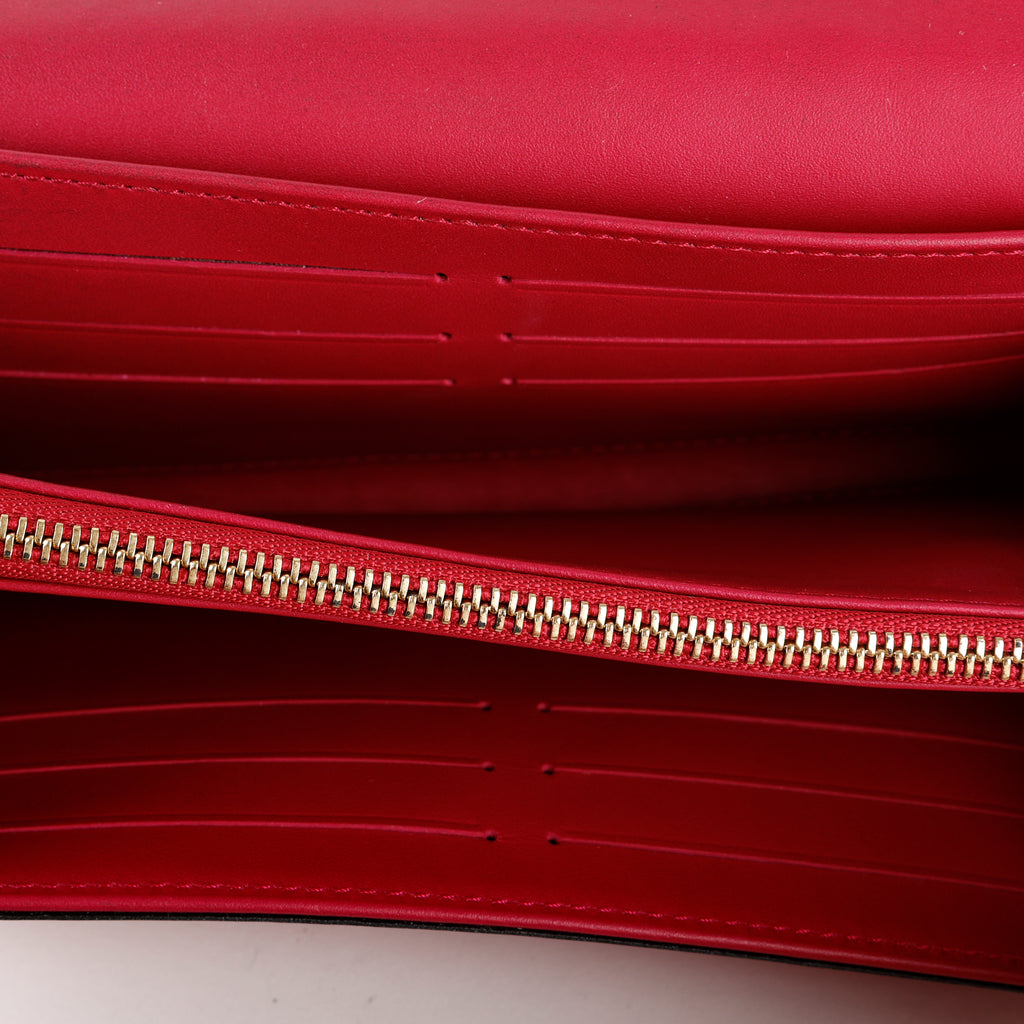 Chaine Wallet, Rose Indien Vernis