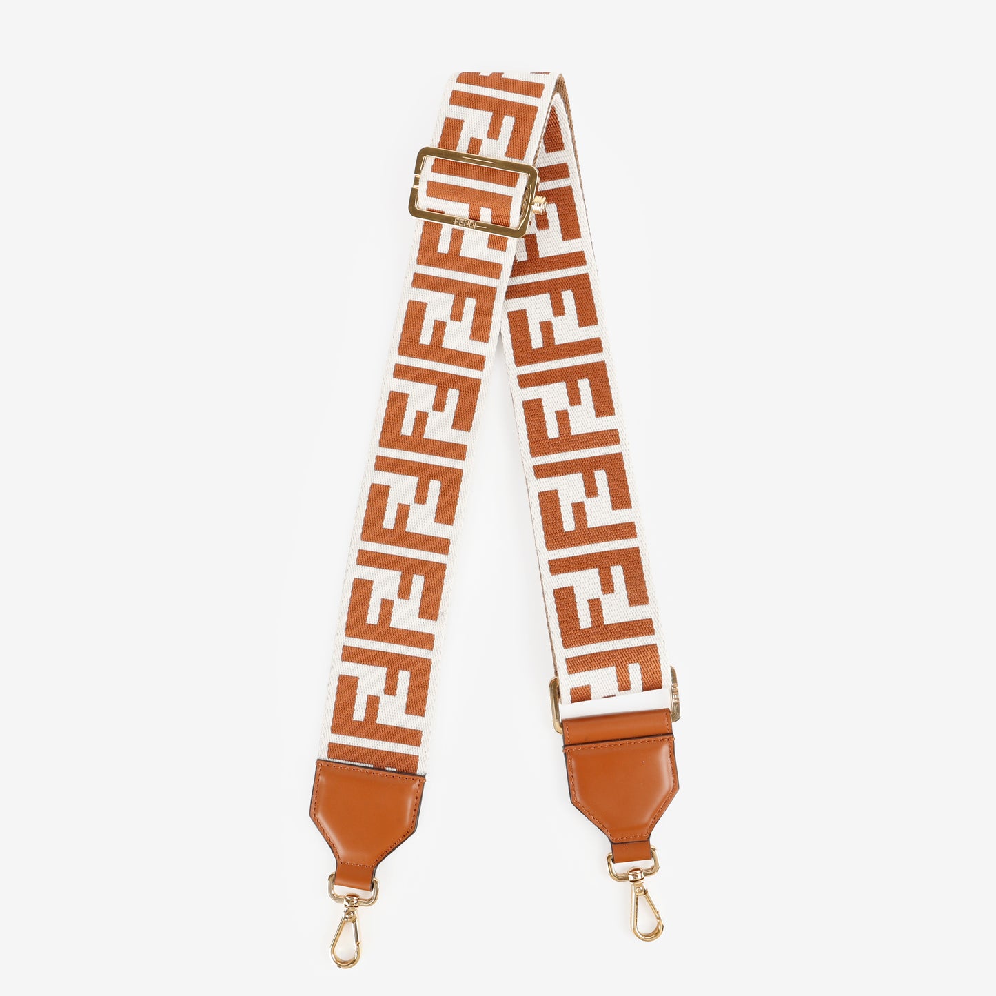 Brown Jacquard FF Wide Guitar Strap