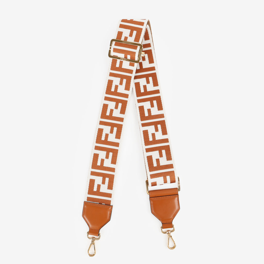 Brown Jacquard FF Wide Guitar Strap