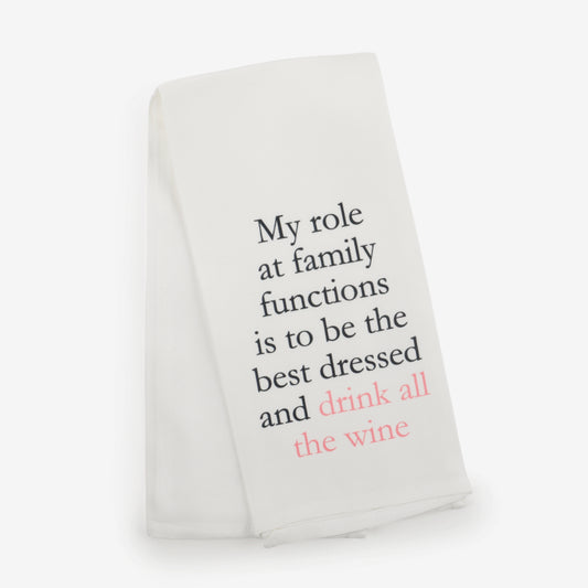 Kitchen Towel - Family Functions