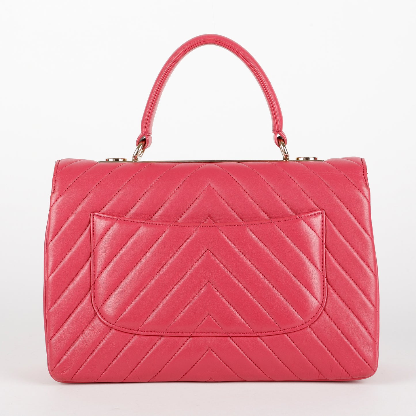 Medium Trendy, Fuschia Lambskin GHW