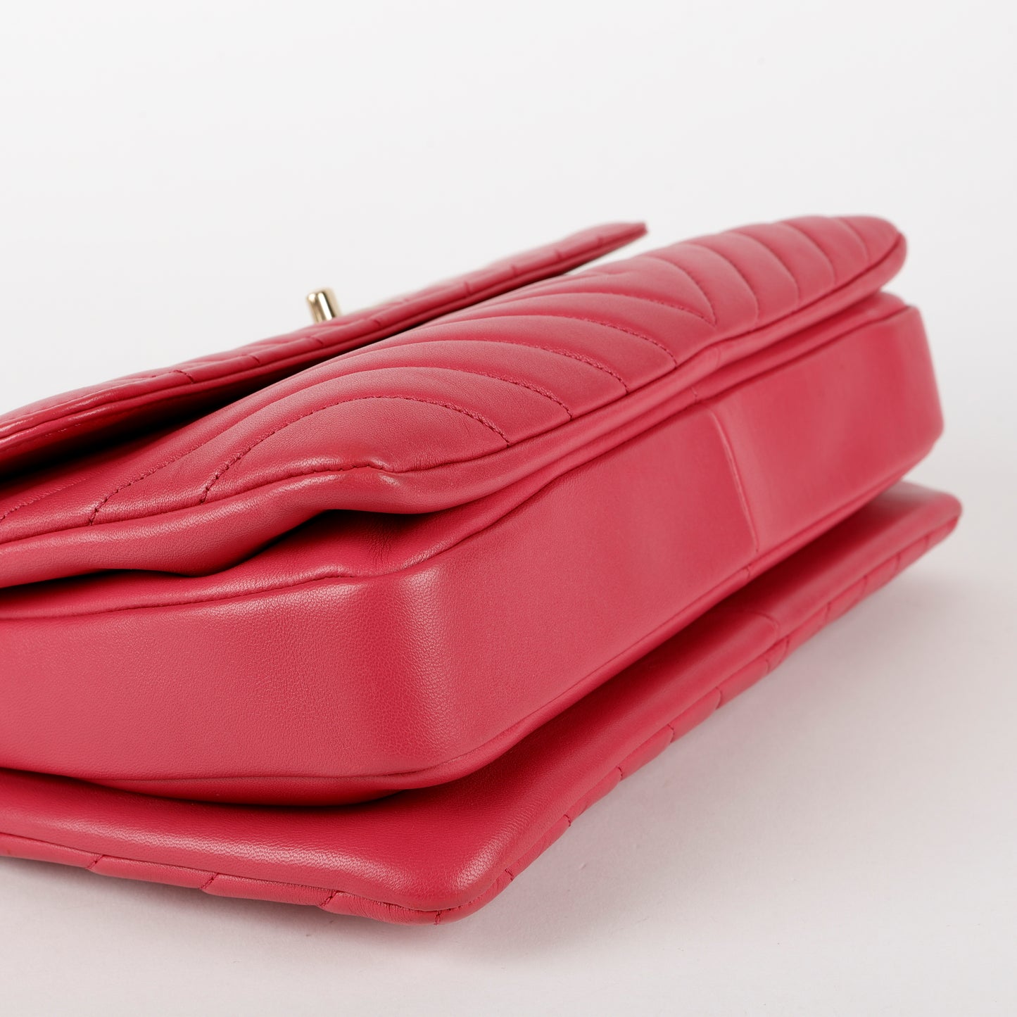 Medium Trendy, Fuschia Lambskin GHW