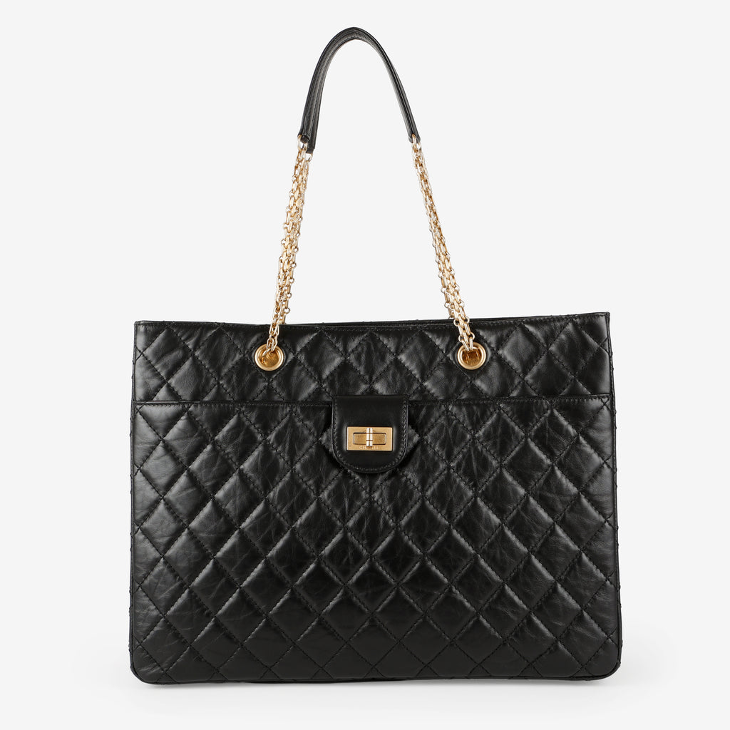 Front Pocket Reissue 2.55 Tote, Aged Calfskin
