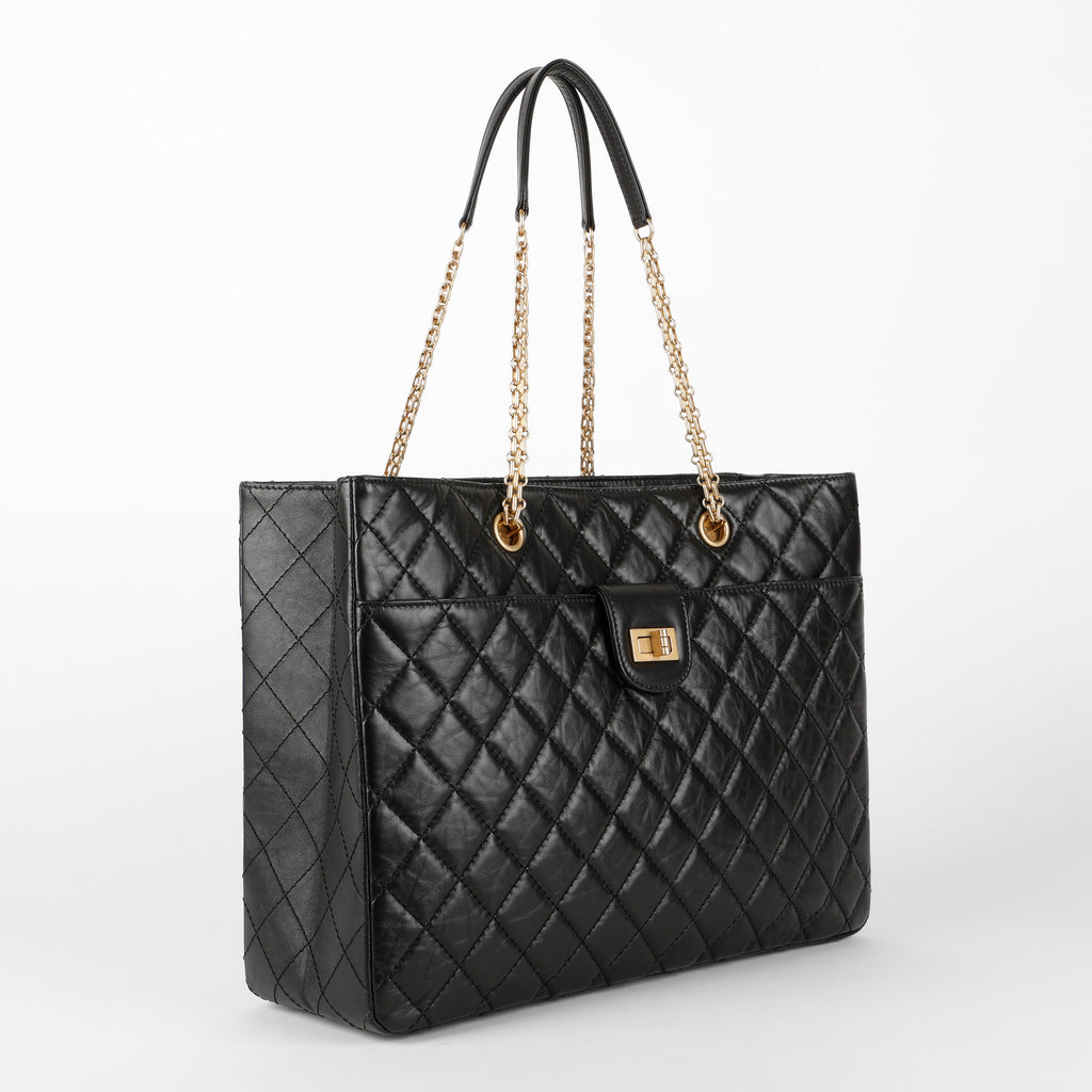 Front Pocket Reissue 2.55 Tote, Aged Calfskin