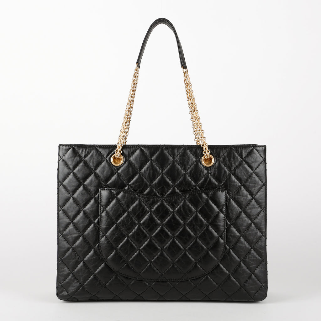Front Pocket Reissue 2.55 Tote, Aged Calfskin