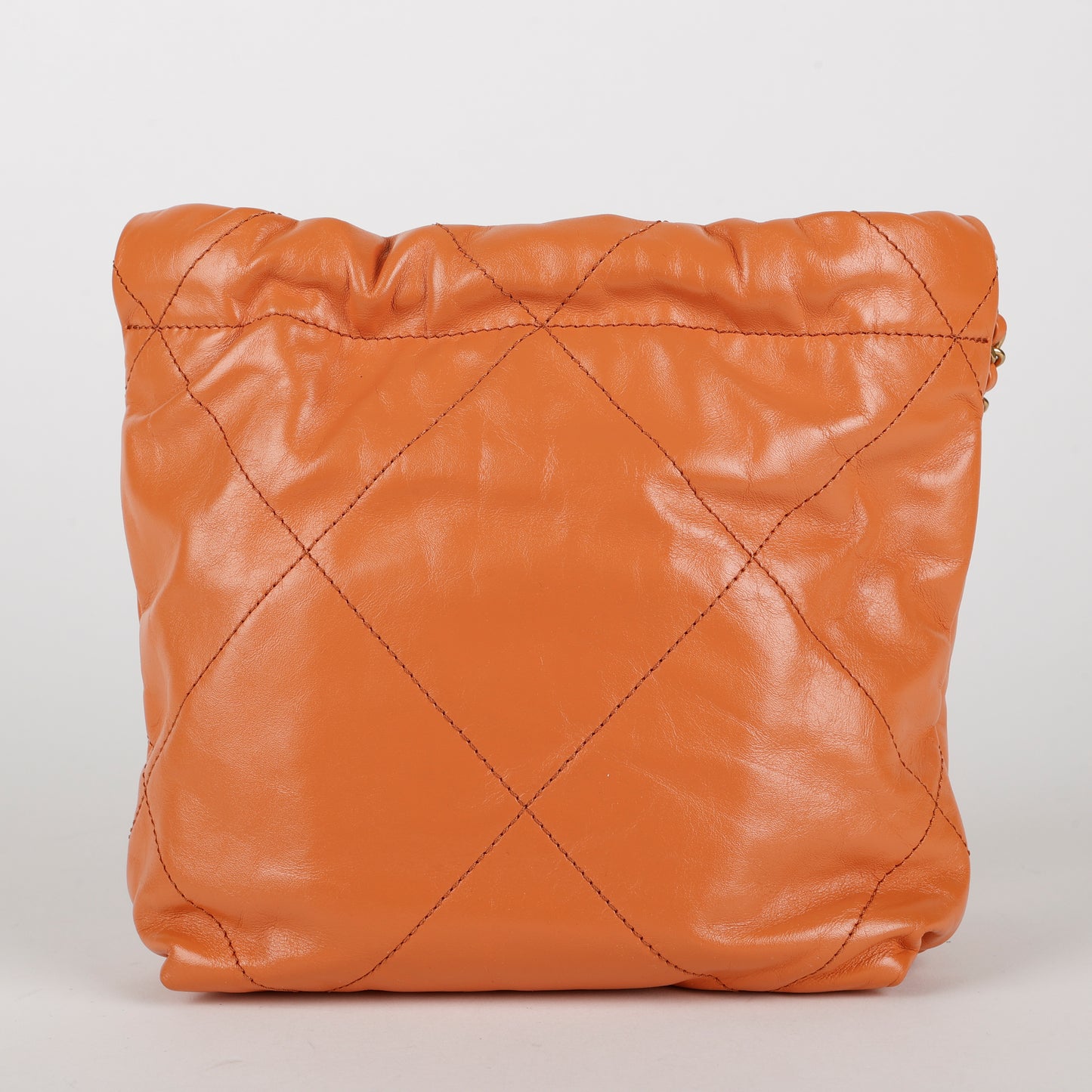 Mini 22, Orange Calfskin