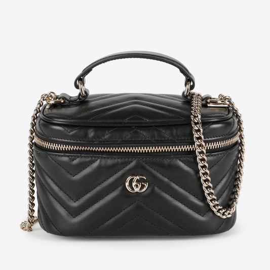 Mini Marmont Vanity, Black GHW