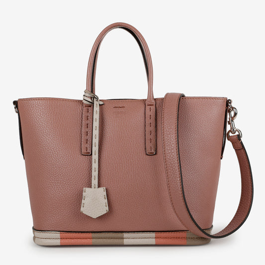 Medium Convertible Tote, Mauve Pink Selleria