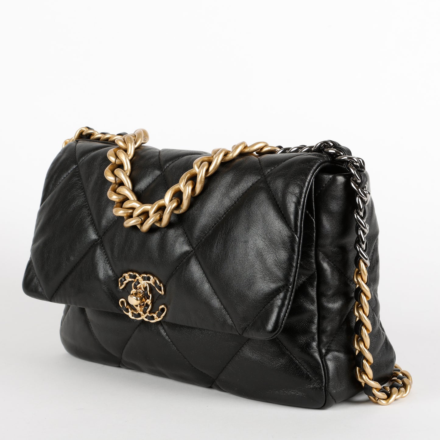 Large 19, Black Lambskin