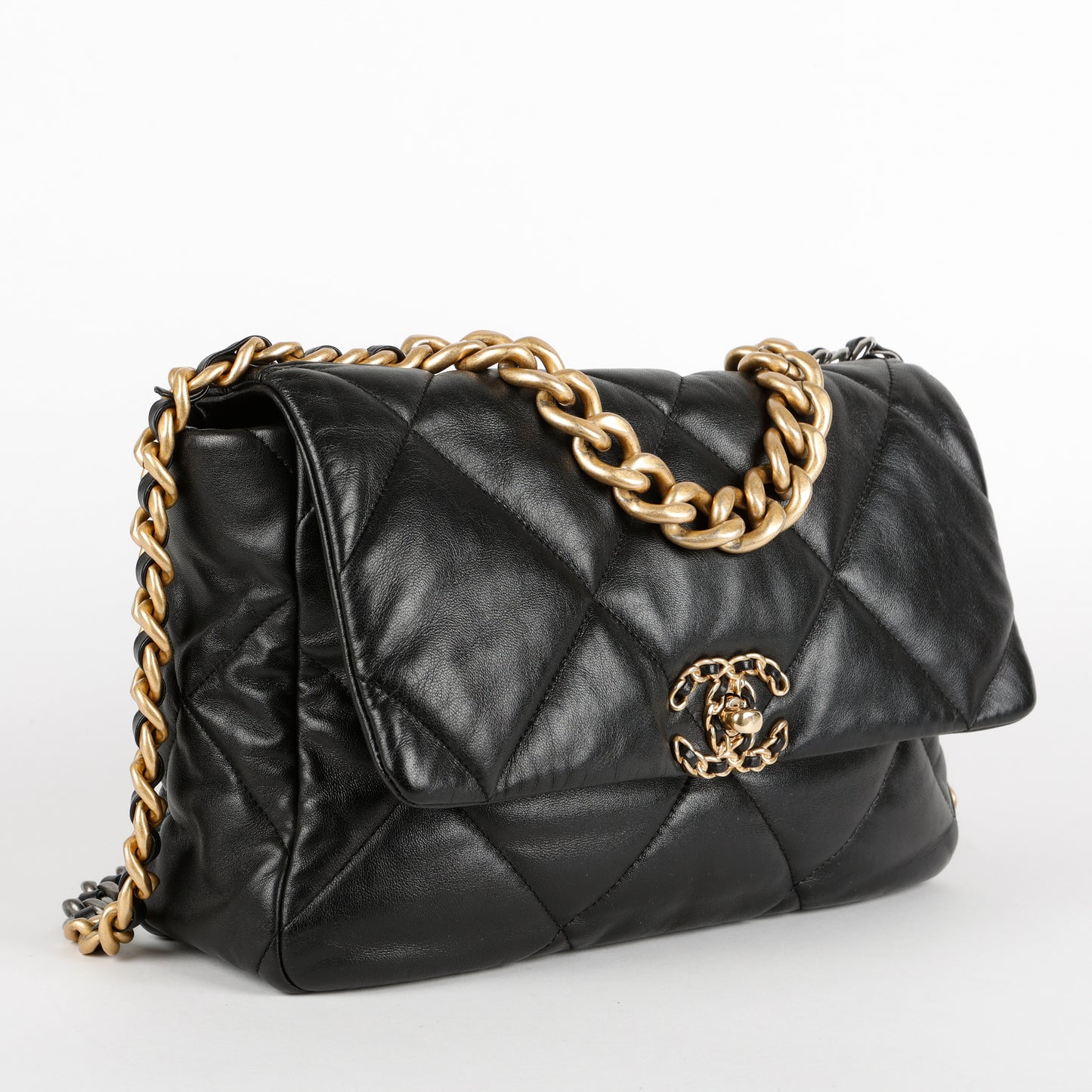 Large 19, Black Lambskin