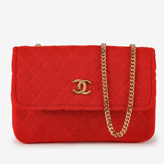 Card Holder On Chain, Red GHW