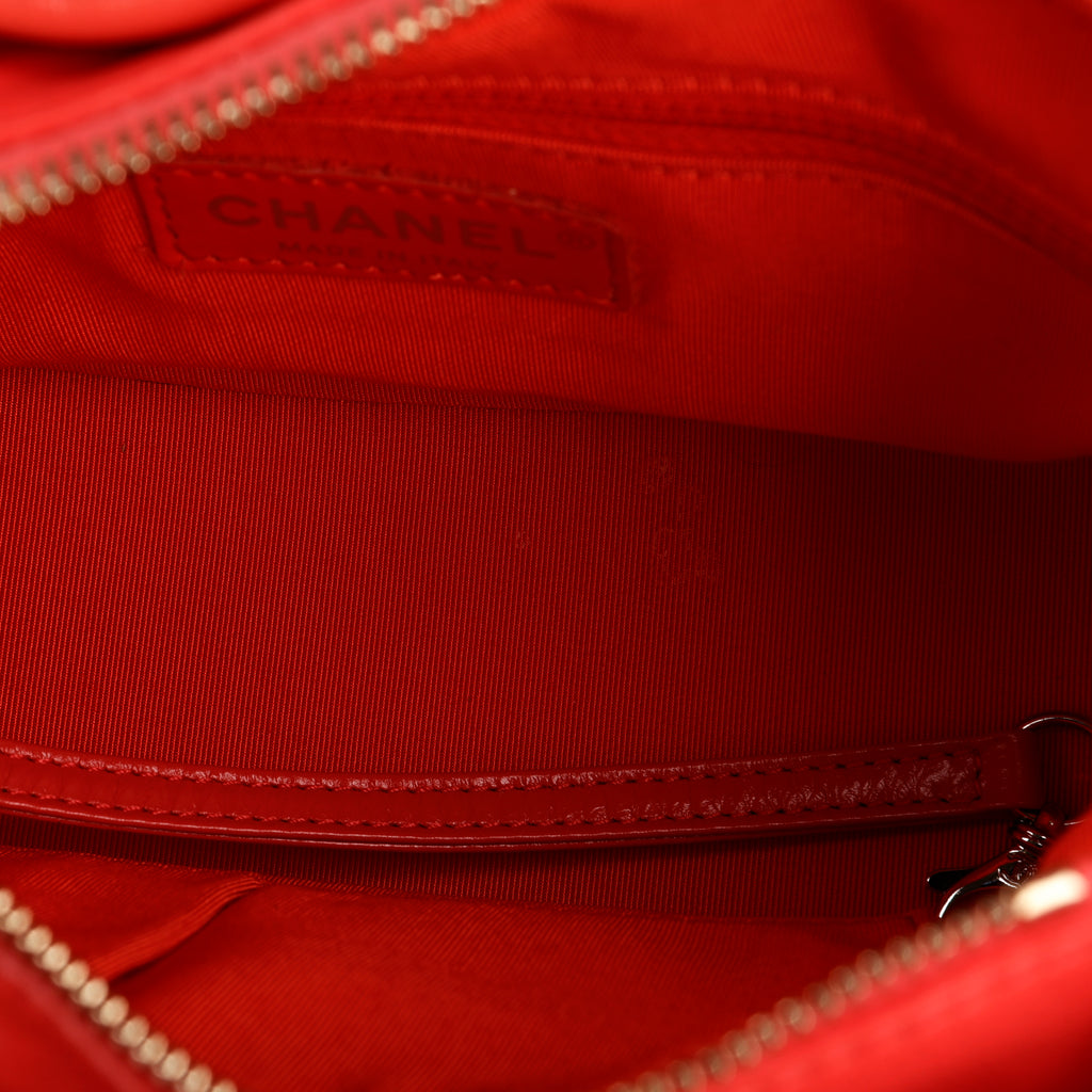 Small Gabrielle Hobo, Coral Aged Calfskin