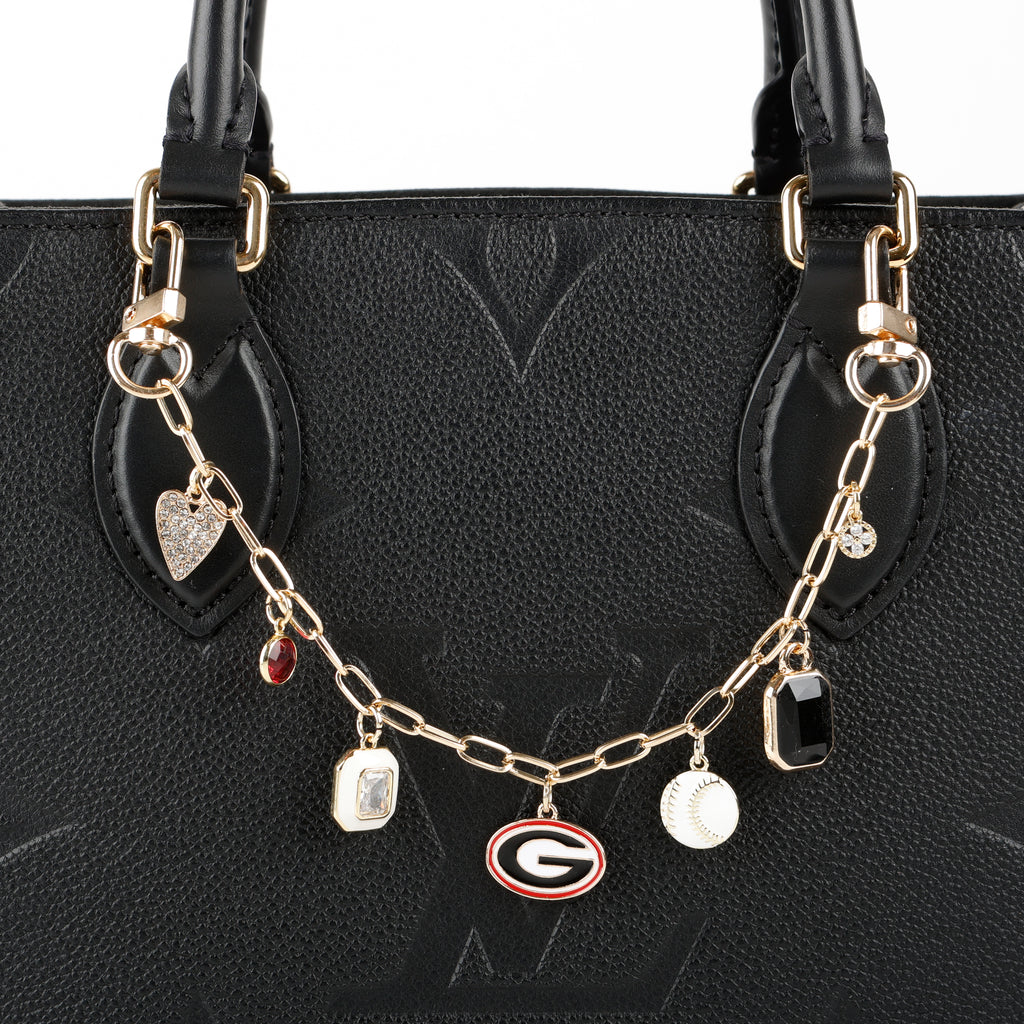 "Bulldog Baseball" Bag Charm
