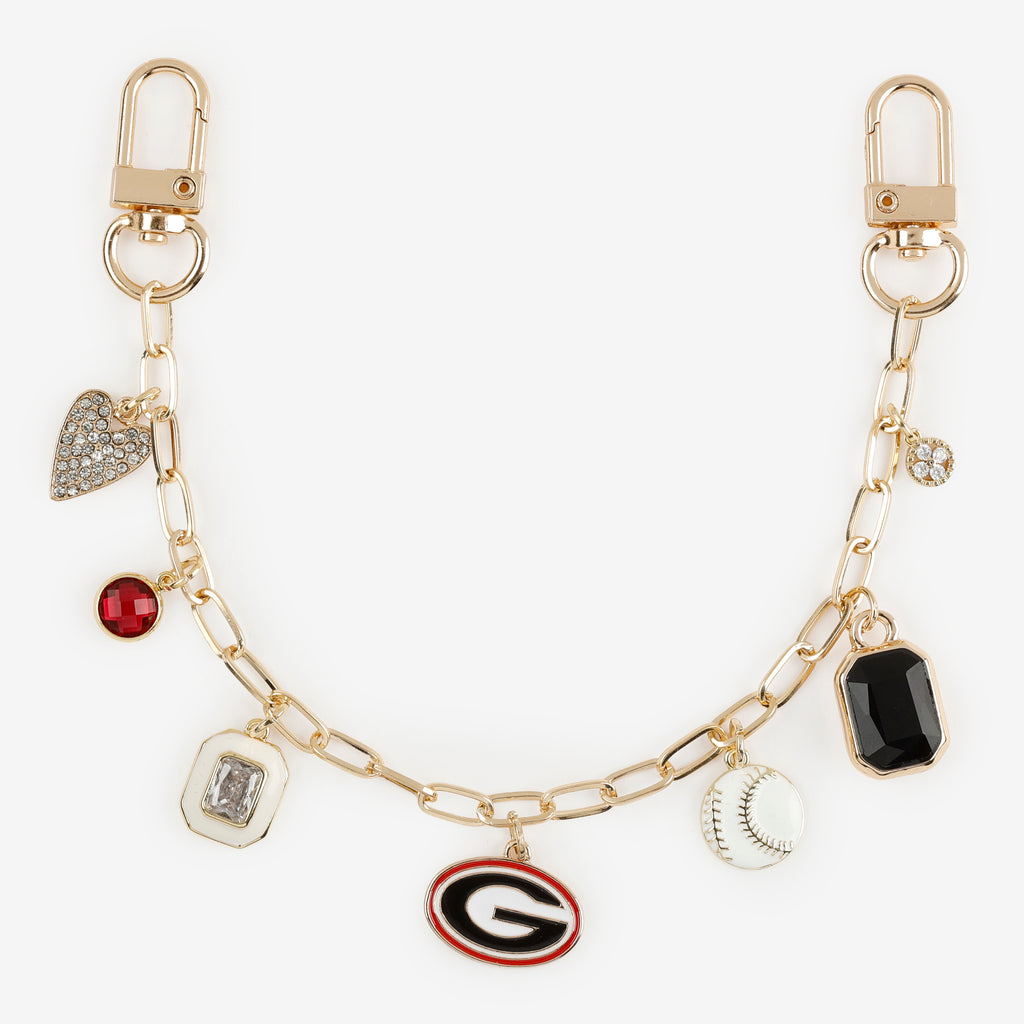 "Bulldog Baseball" Bag Charm