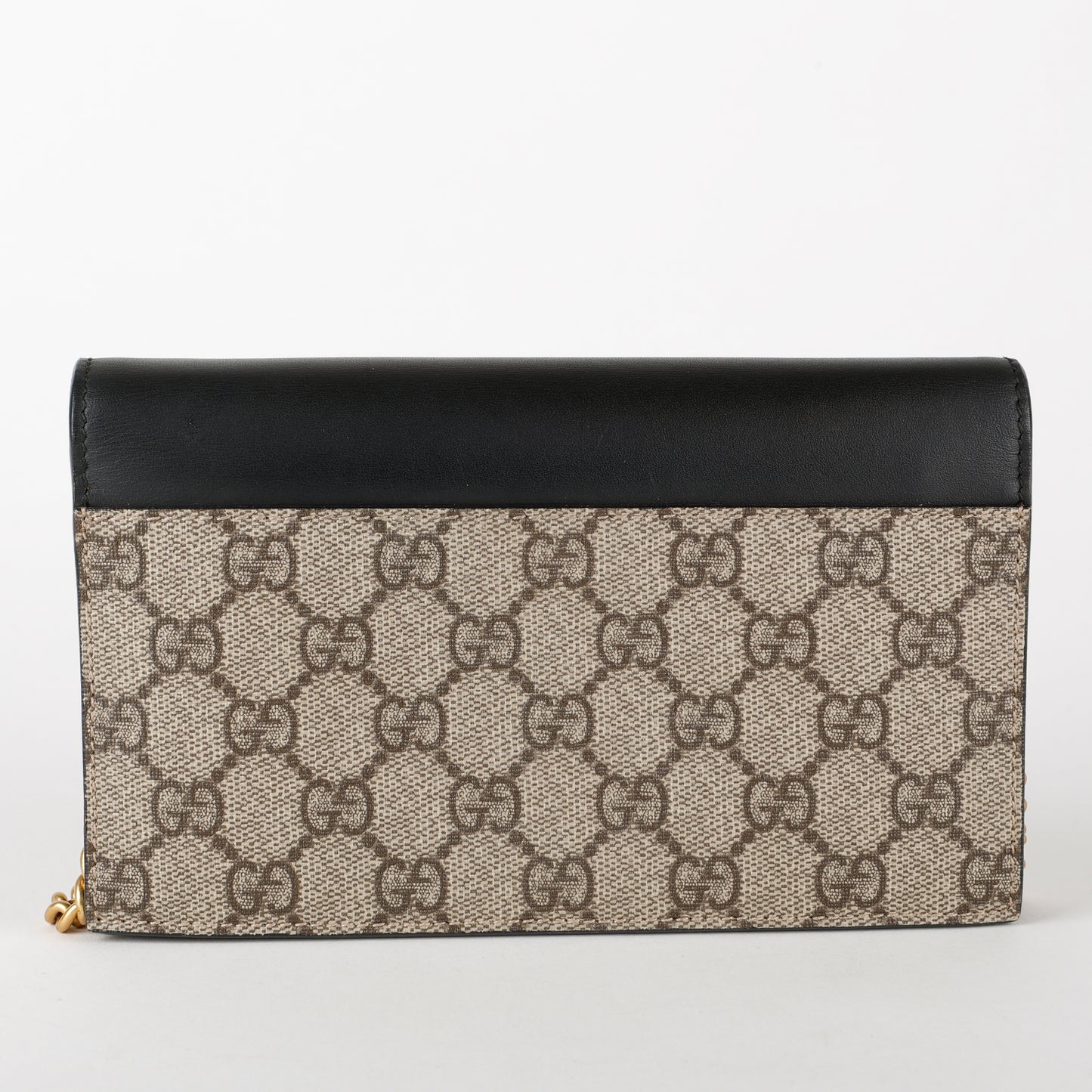 GG Pearl Wallet On Chain, Black/Canvas