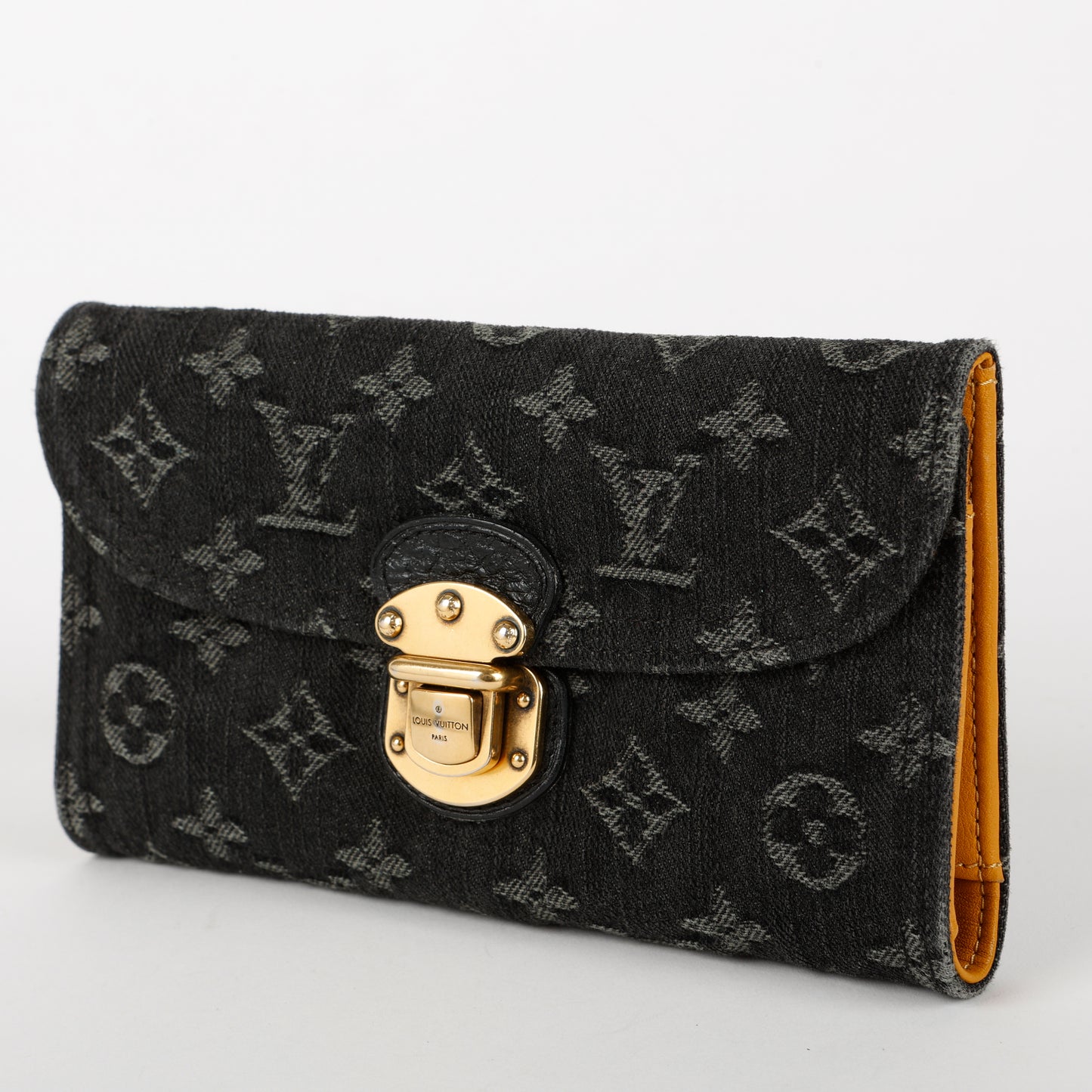 Amelia Wallet, Dark Denim
