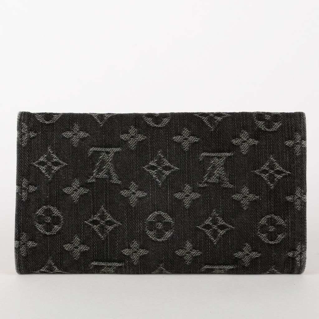 Amelia Wallet, Dark Denim